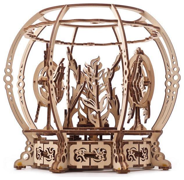 Actual product image Ugears 70155 - Aquarium Wood Model Kit