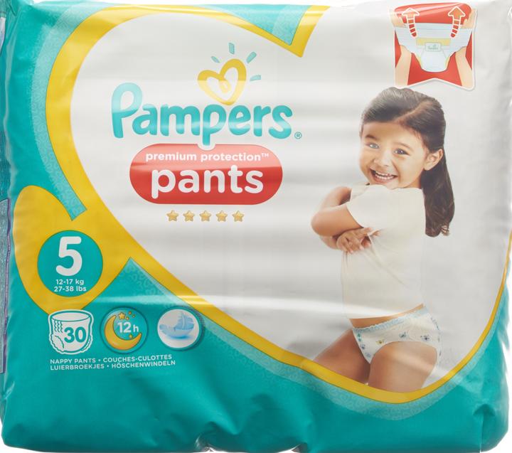 Produktbild Pampers Premium Protection Pants (Gr. 5, Tragepack, 30 Stück)