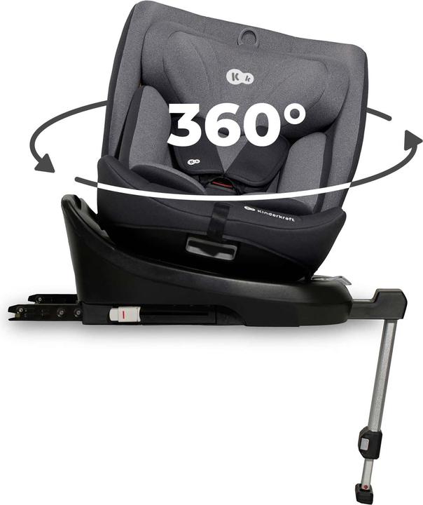Actual product image KinderKraft Child car seat I-360 (Reboarder, ECE R129/i-Size Standard)