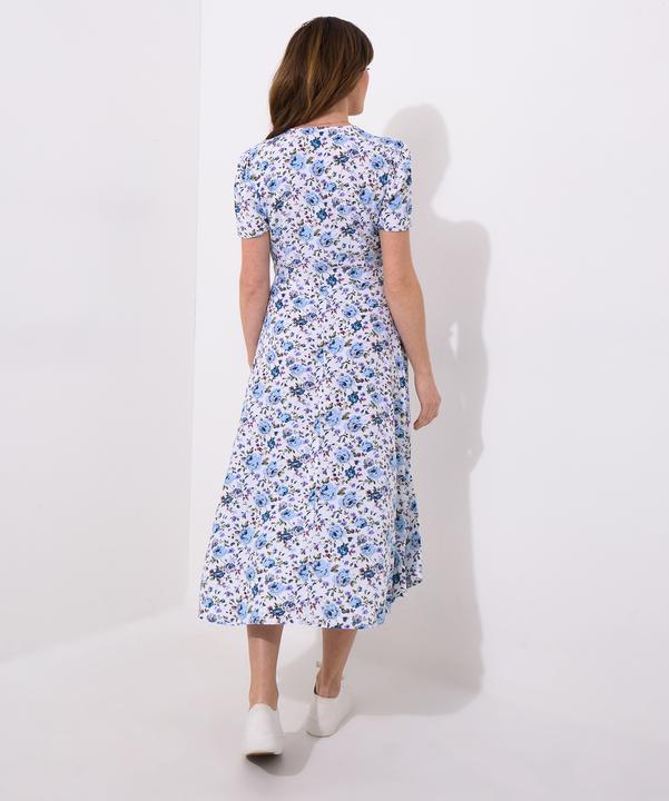 Actual product image Joe Browns Button Through Ditsy Floral V-Neck Dress