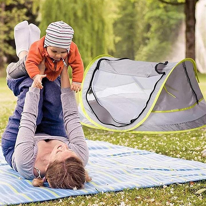 Image du produit ASMI Tente de plage pop-up pour bébé avec protection solaire UPF 50 (Tente de plage)