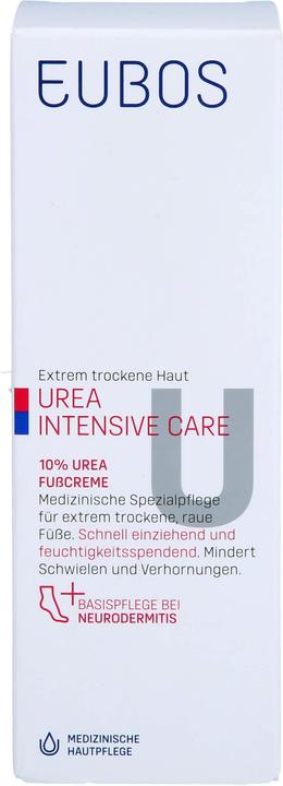 Eubos Trockene Haut Urea 10% Fusscreme, 100 ml Creme (Fussbad, 100 ml)
