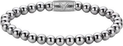 Rebel Rose - Silver Shine Beaded Bracelet RR-6DV01-S - Dimension: 20 cm - L+ (20 cm)