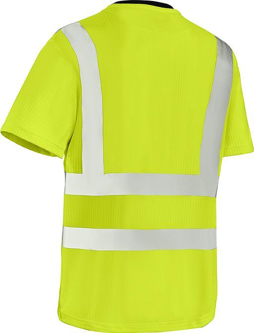 Actual product image Texxor unisex high visibility shirt HOOGE yellow size M