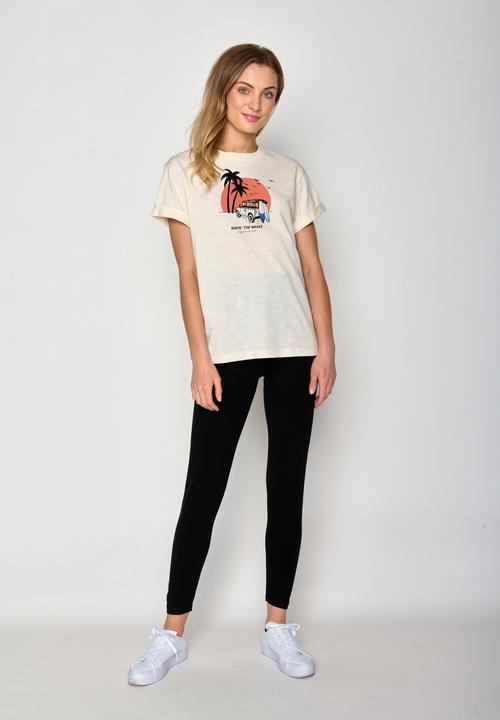 Actual product image Greenbomb Women's Nature Beach Trip Stop T-Shirt (XL)