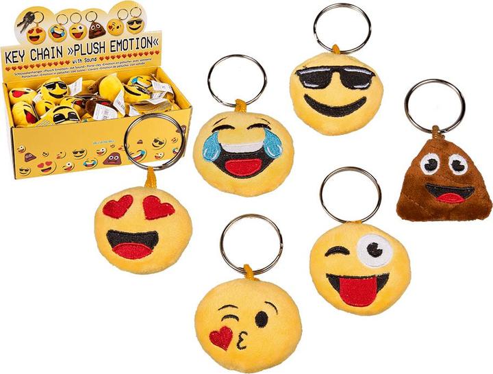 Produktbild Out of the blue Emotion SchlüsselAnHänger Plüsch mit Sound 5 cm, sortiert, 1 Stück