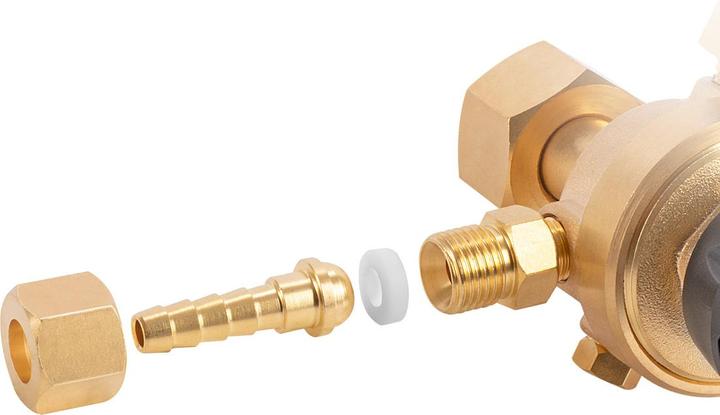 Produktbild Stahlwerk Mini Druckminderer Druckregler 200 Bar für Argon CO2 Mix