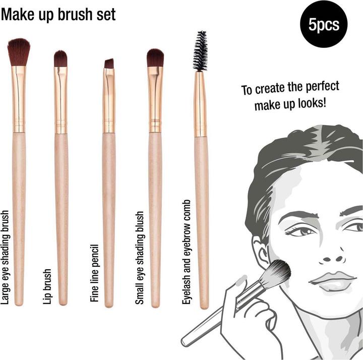 Image du produit Set de brosses de maquillage 5pc (Set)