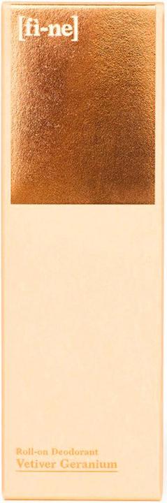 Actual product image [fì-ne] - Vetiver Geranium Deodorant Liquid Roll-on (Roll-on, 50 ml)