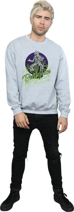 Immagine prodotto Beetlejuice Felpa uomo in cotone Faded Pose (3XL)