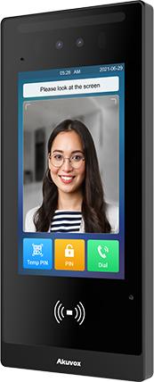 Actual product image Akuvox Video TFE E18C Kit On-Wall, face recognition, mobile access