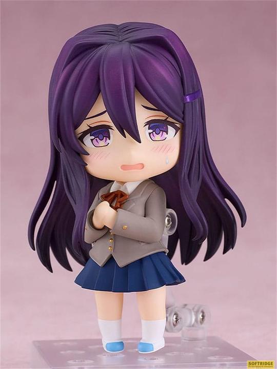 Actual product image Good Smile Company Doki Doki Literature Club! Nendoroid Action Figure Yuri 10 cm