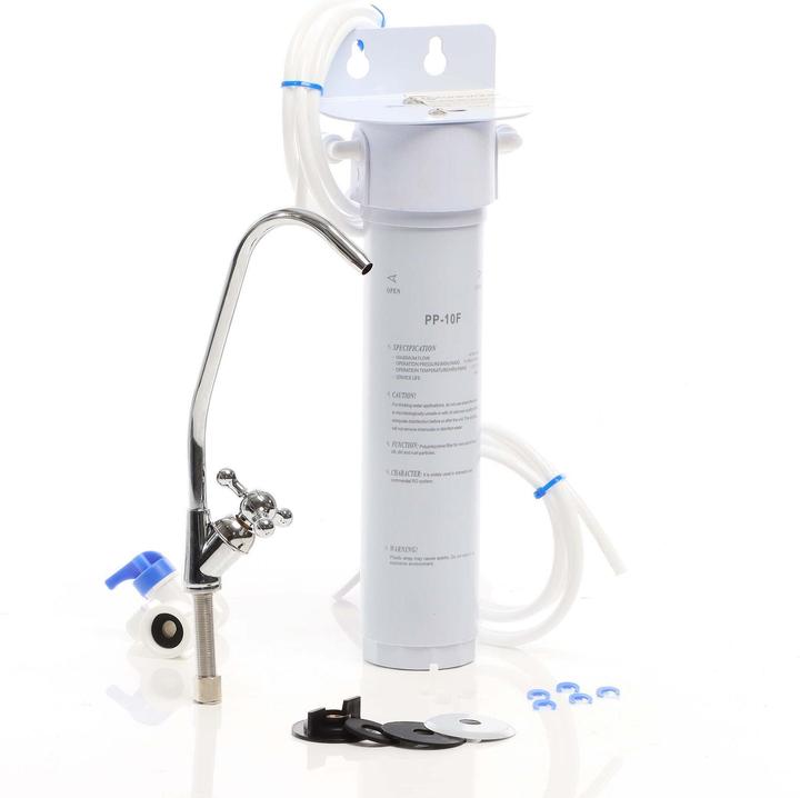 Produktbild Naturewater NW-1-PP 1 Stufen Untertisch Wasserfilter Wasserhahn 5µ Sediment