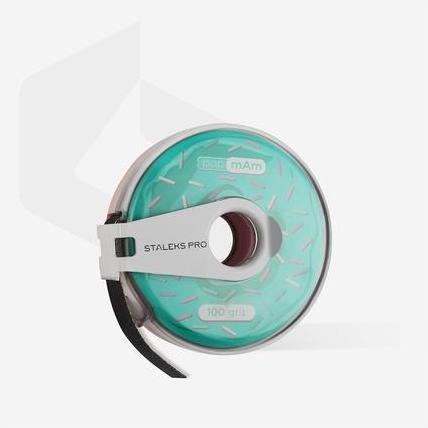 Image du produit NoName Ruban abrasif blanc jetable Expert dans une boîte en plastique STALEKS PRO 100 Grit