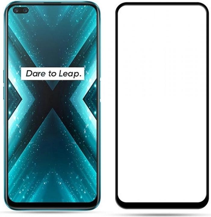 Actual product image Screenguard Realme X3 Superzoom Full Screen Protective Glass Film 2.5D 9H (1 Piece, Realme X3 SuperZoom)