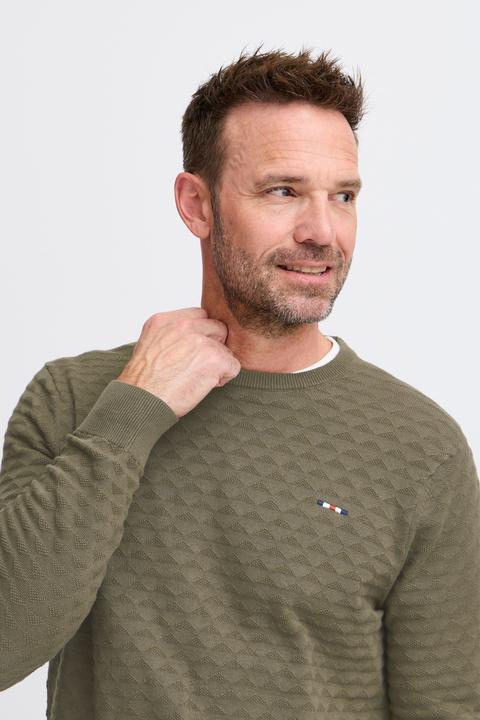 Actual product image FQ1924 FQKYLE structure crewneck knit 21900700 (L)
