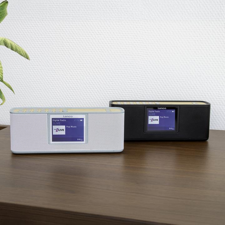 Actual product image Lenco PDR-045BK (FM, DAB+, Bluetooth)