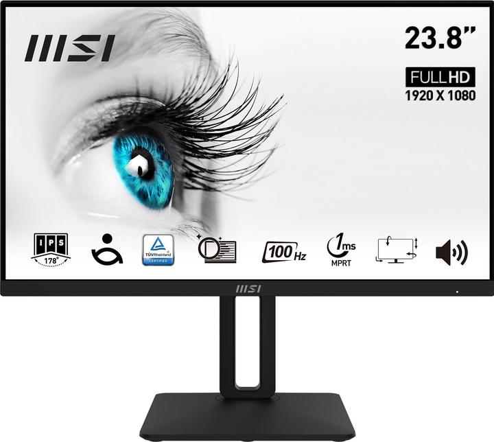Actual product image MSI PRO MP242APDE (1920 x 1080 pixels, 23.80")