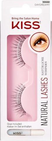 Actual product image KISS My Face - Natural Lashes ( 1 Pair ) - Natural Stunning Artificial Eyelashes (Artificial eyelashes)