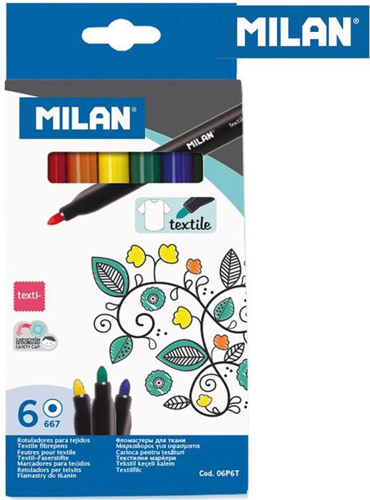 Immagine prodotto Pennarello per tessuti, 6 colori (157729) (Colorato, 4 mm, 1 x)