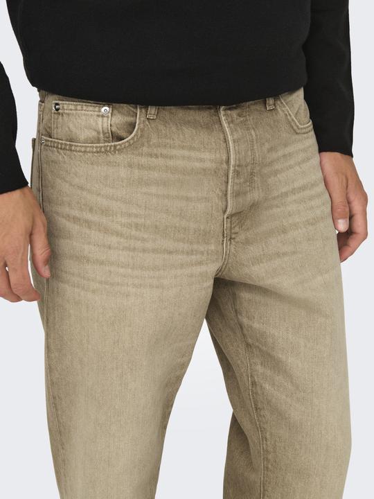 Actual product image Only & Sons Onsedge Straight Beige 2140 Tai Dnm Noos (W31/L32)