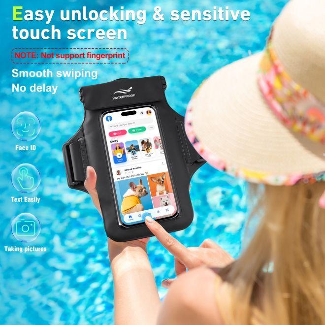 Produktbild Mu Sport 2in1 Wasserdichte Umhängetasche & Sport Armband für Smartphone bis 7"