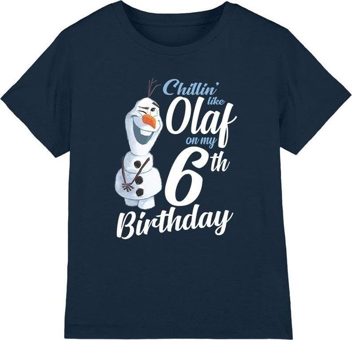 Disney Frozen Chillin Like Olaf TShirt 6 Geburtstag