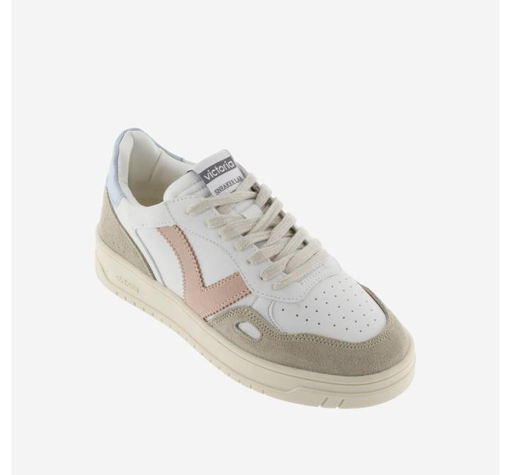 Actual product image Victoria Women's leather-effect low-top Trainers (41)