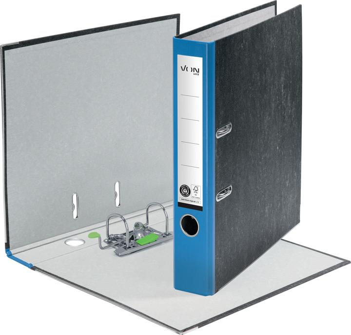Produktbild von Hallers Ordner 5 cm, Blau (A4, 50 mm, 1 Stück)
