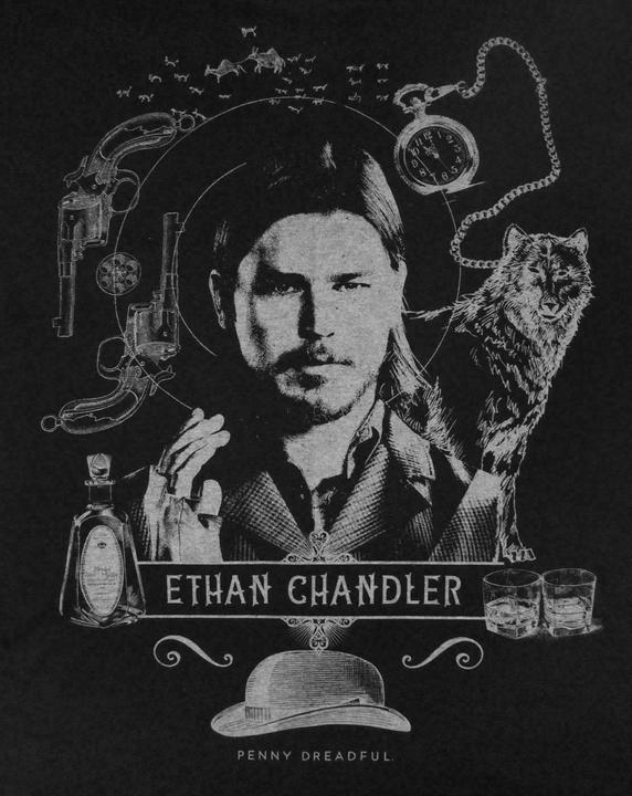 Actual product image Penny Dreadful Official Ethan Chandler Tshirt (L)