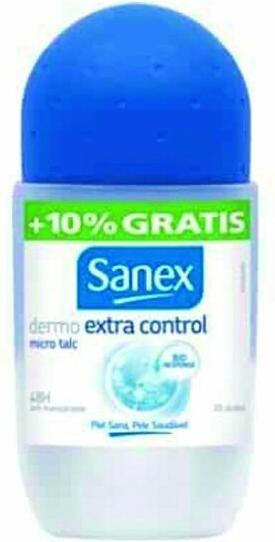 Actual product image Sanex Deodorant Rollon 50 Extracontrol (Roll-on, 50 ml)