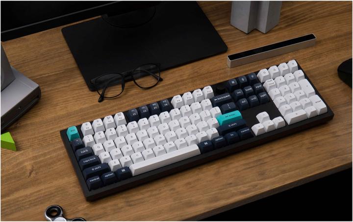Actual product image Keychron Q6 Max QMK/VIA Wireless Custom Mechanical Keyboard,Fully Assembled Knob,Carbon Black, Gate (Cable, Wireless)