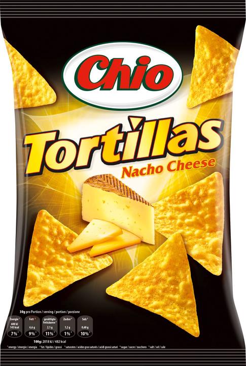 Produktbild Chio Tortillas Nacho Cheese 125g (125 g)