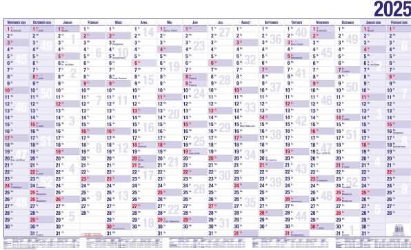 Immagine prodotto Güss Calendario da parete A3 tubo di spedizione 1J 1S (A3)