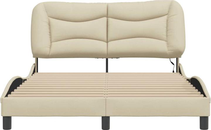 Actual product image VidaXL Bed frame with LED fabric (120 x 200 cm)