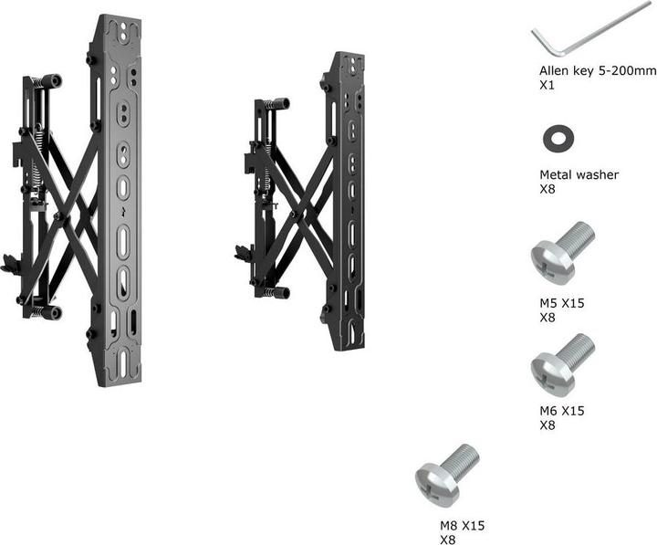 Image du produit Multibrackets Par accessoires 4726 (Mur, 65", 125 kg)