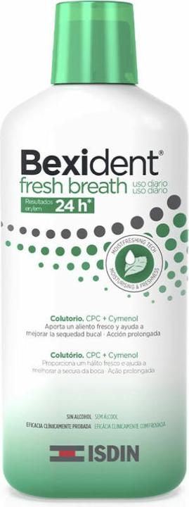 Actual product image Isdin Bexident Fresh Breath Daily Mouthwash 500ml (500 ml, Mouthwash)