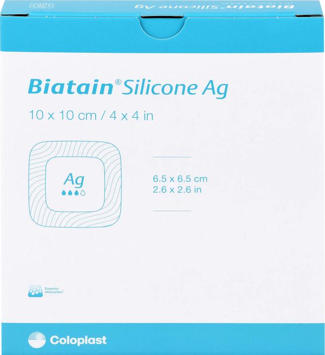 Produktbild Coloplast BIATAIN SILIC AG 10X10CM