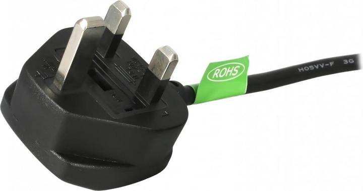 Actual product image StarTech Cold device plug power cable 3m - C13 to BS 1363 mains connection cable (3 m, C13)
