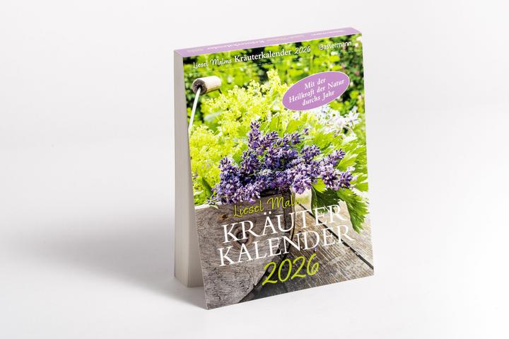 Produktbild Liesel Malms Kräuterkalender 2026. Mit der Heilkraft der Natur durchs Jahr (Harter Einband, Deutsch)