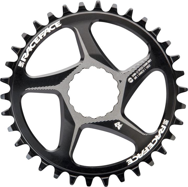 Actual product image Race Face RaceFace DM AL Wide Chainring Shimano 1x12SPD 55CL (55)