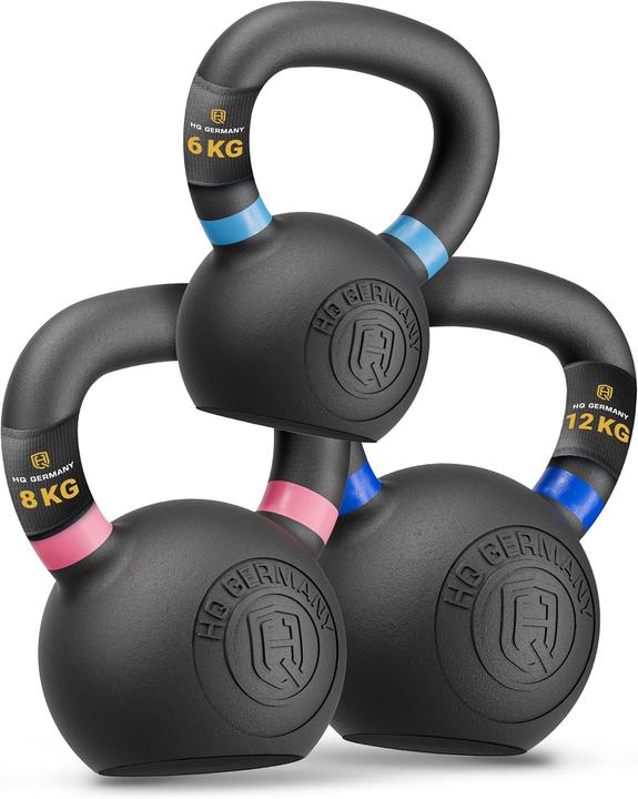 Actual product image Hq Germany Powdercoat Kettlebell Starter-Set