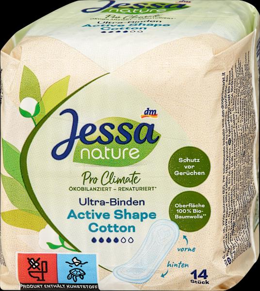 Produktbild dm Jessa Ultra-Binden Nature Active Shape