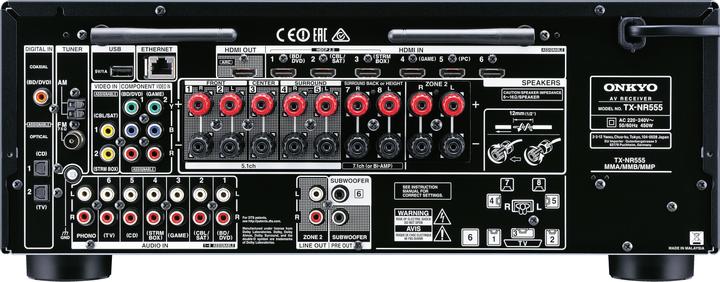 Actual product image Onkyo Tx-Nr555 (7.2 channels, FM)