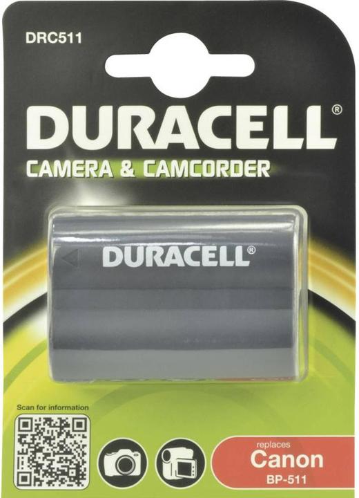 Actual product image Duracell Lithium-ion battery BP-511 (Camera battery)
