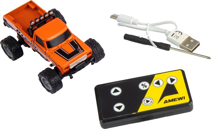 Image du produit Amewi Monster Truck Die Cast 1:64 RTR, Orange, Altersempfehlung (RTR Prêt à fonctionner)