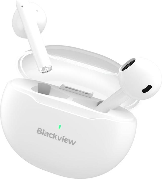 Productafbeelding Blackview AirBuds 6 Headset True Wireless Stereo (TWS) In-ear Gesprekken/Muziek USB Type-C Bluetooth Wit (20 h, Draadloze)