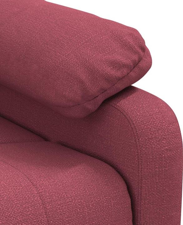 Produktbild VidaXL Massagesessel Fernsehsessel Relaxsessel Sessel Liegesessel Weinrot Stoff