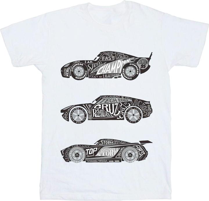 Disney Cars Text Racers TShirt Mädchen