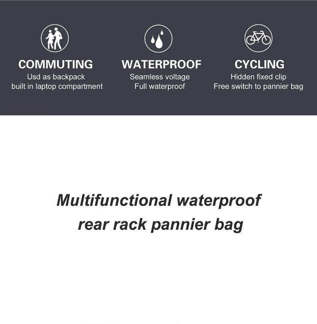 Immagine prodotto Rhinowalk Velo Rucksack (27 l, Borsa portapacchi)